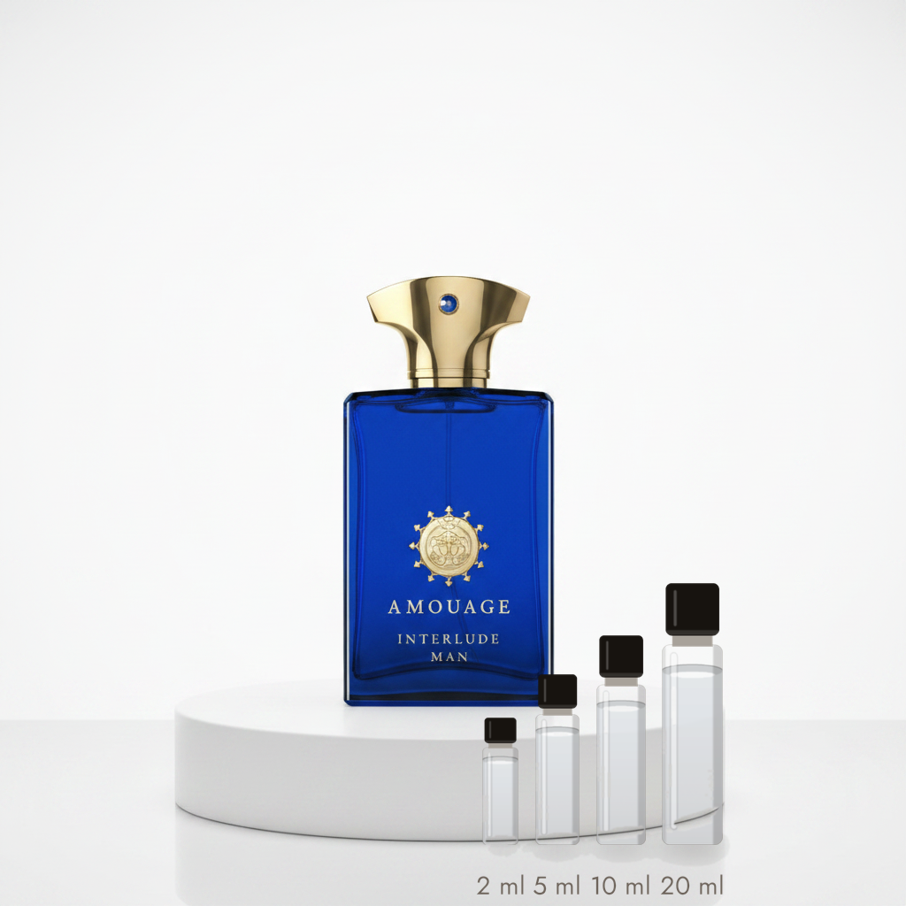 Amouage Interlude Man – Abfüllungen in 2, 5, 10 und 20 ml vor dem Originalflakon