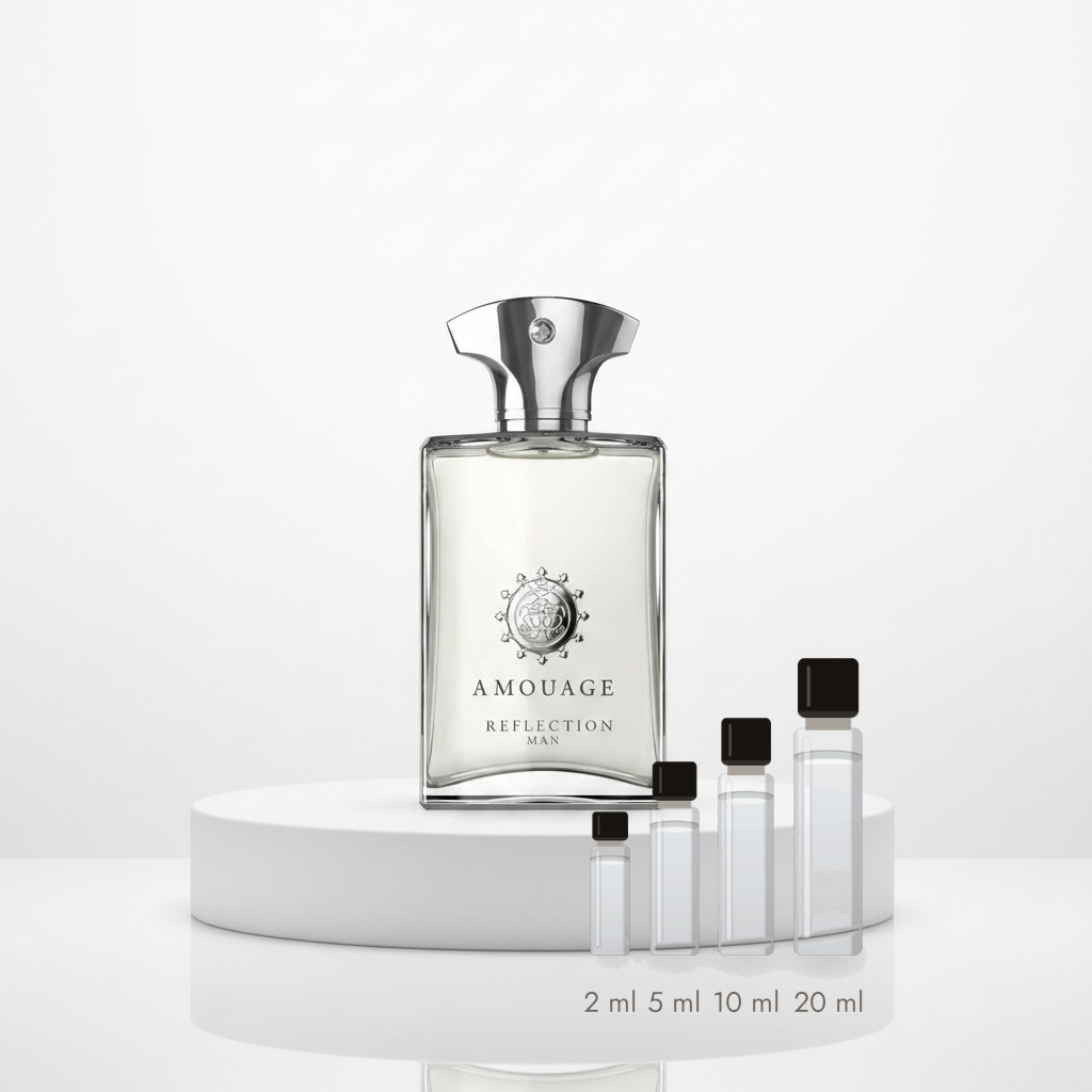 Amouage Reflection Man – Abfüllungen in 2, 5, 10 und 20 ml vor dem Originalflakon