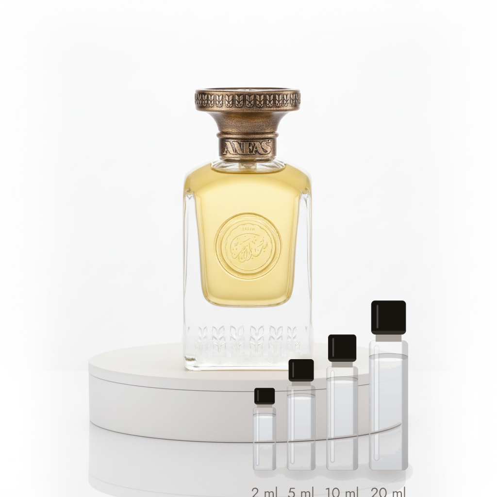 Anfas Salam – Abfüllungen in 2, 5, 10 und 20 ml vor dem Originalflakon