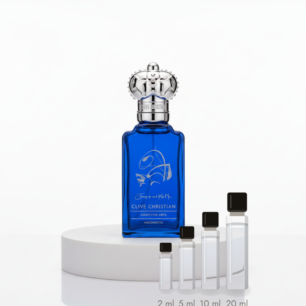 Clive Christian Jump Up and Kiss Me Hedonistic – Abfüllungen in 2, 5, 10 und 20 ml vor dem Originalflakon