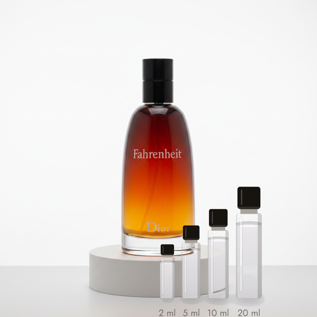 Dior Fahrenheit – Abfüllungen in 2, 5, 10 und 20 ml vor dem Originalflakon