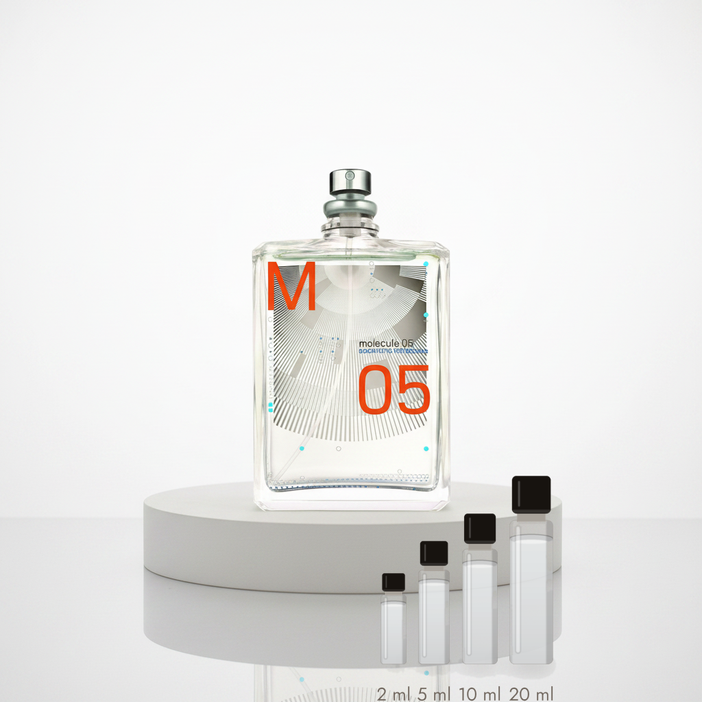 Escentric Molecules Molecule 05 – Abfüllungen in 2, 5, 10 und 20 ml vor dem Originalflakon