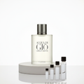 Giorgio Armani Acqua di Giò pour Homme – Abfüllungen in 2, 5, 10 und 20 ml vor dem Originalflakon
