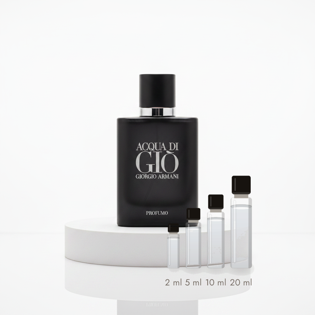 Giorgio Armani Acqua di Giò Profumo – Abfüllungen in 2, 5, 10 und 20 ml vor dem Originalflakon