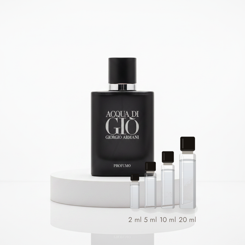 Giorgio Armani Acqua di Giò Profumo – Abfüllungen in 2, 5, 10 und 20 ml vor dem Originalflakon