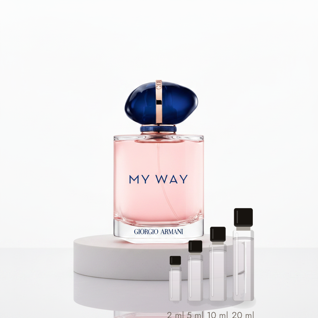 Giorgio Armani My Way – Abfüllungen in 2, 5, 10 und 20 ml vor dem Originalflakon