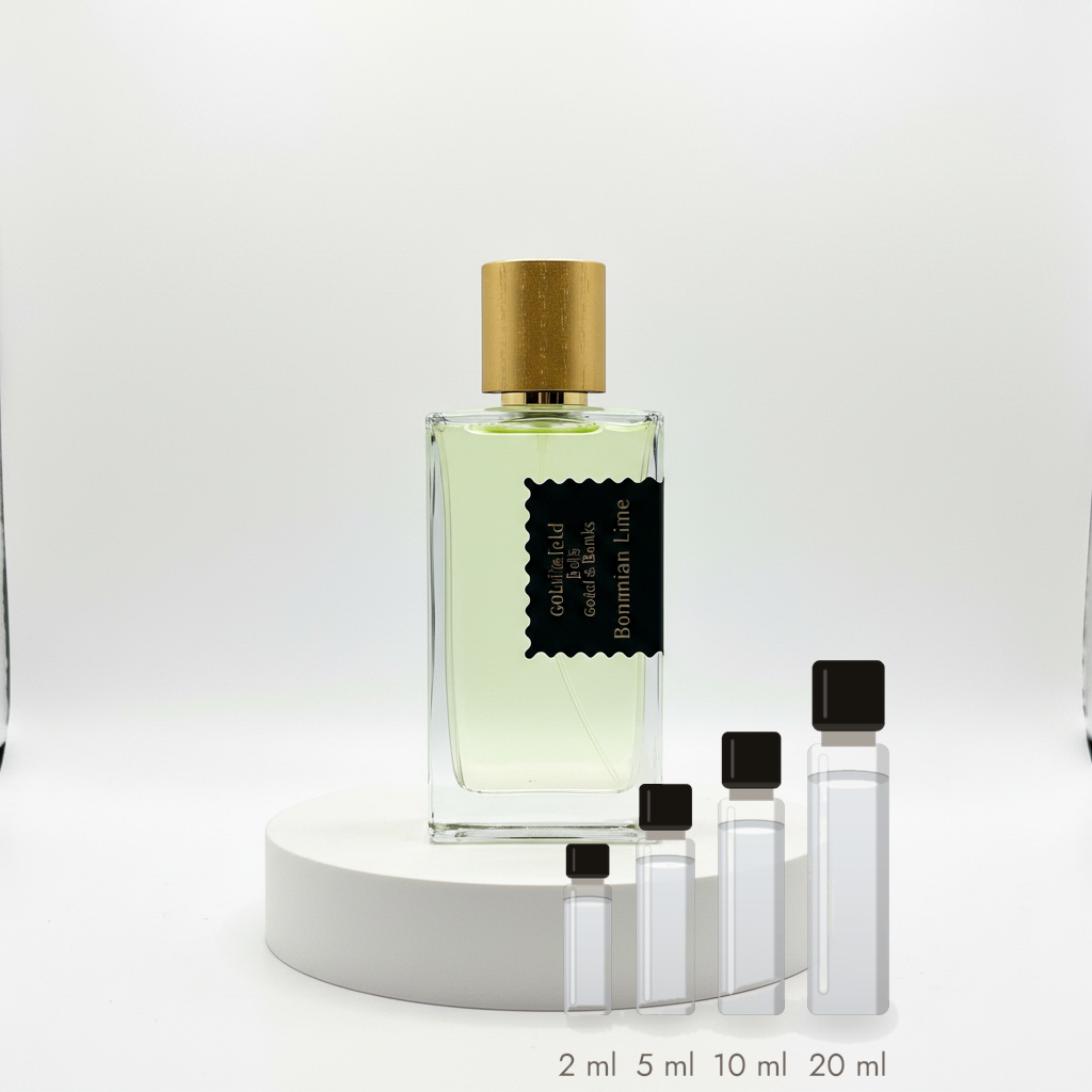 Goldfield & Banks Bohemian Lime – Abfüllungen in 2, 5, 10 und 20 ml vor dem Originalflakon