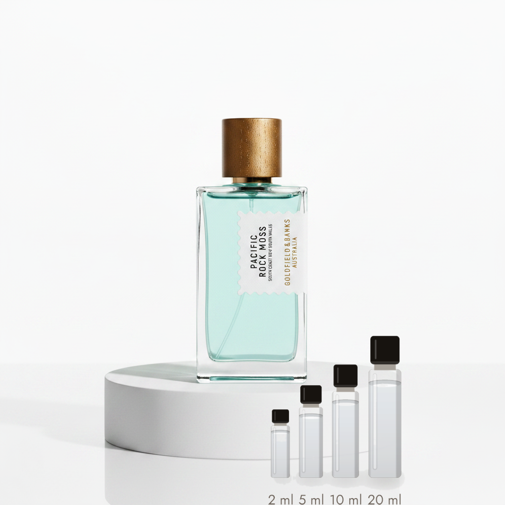 Goldfield & Banks Pacific Rock Moss – Abfüllungen in 2, 5, 10 und 20 ml vor dem Originalflakon