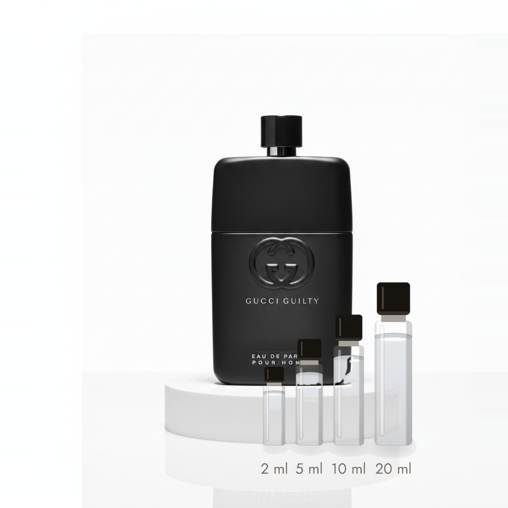 Gucci Guilty pour Homme – Abfüllungen in 2, 5, 10 und 20 ml vor dem Originalflakon