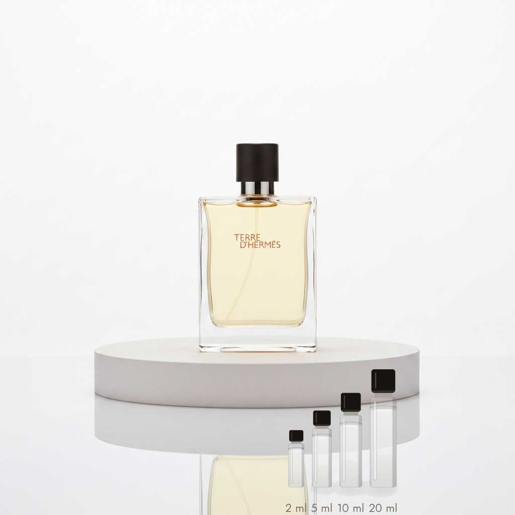 Hermès Terre d'Hermès – Abfüllungen in 2, 5, 10 und 20 ml vor dem Originalflakon