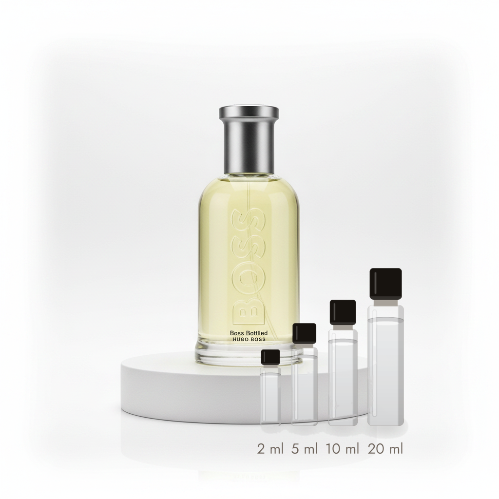 Hugo Boss Boss Bottled – Abfüllungen in 2, 5, 10 und 20 ml vor dem Originalflakon