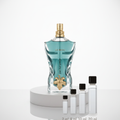 Jean Paul Gaultier Le Beau – Abfüllungen in 2, 5, 10 und 20 ml vor dem Originalflakon