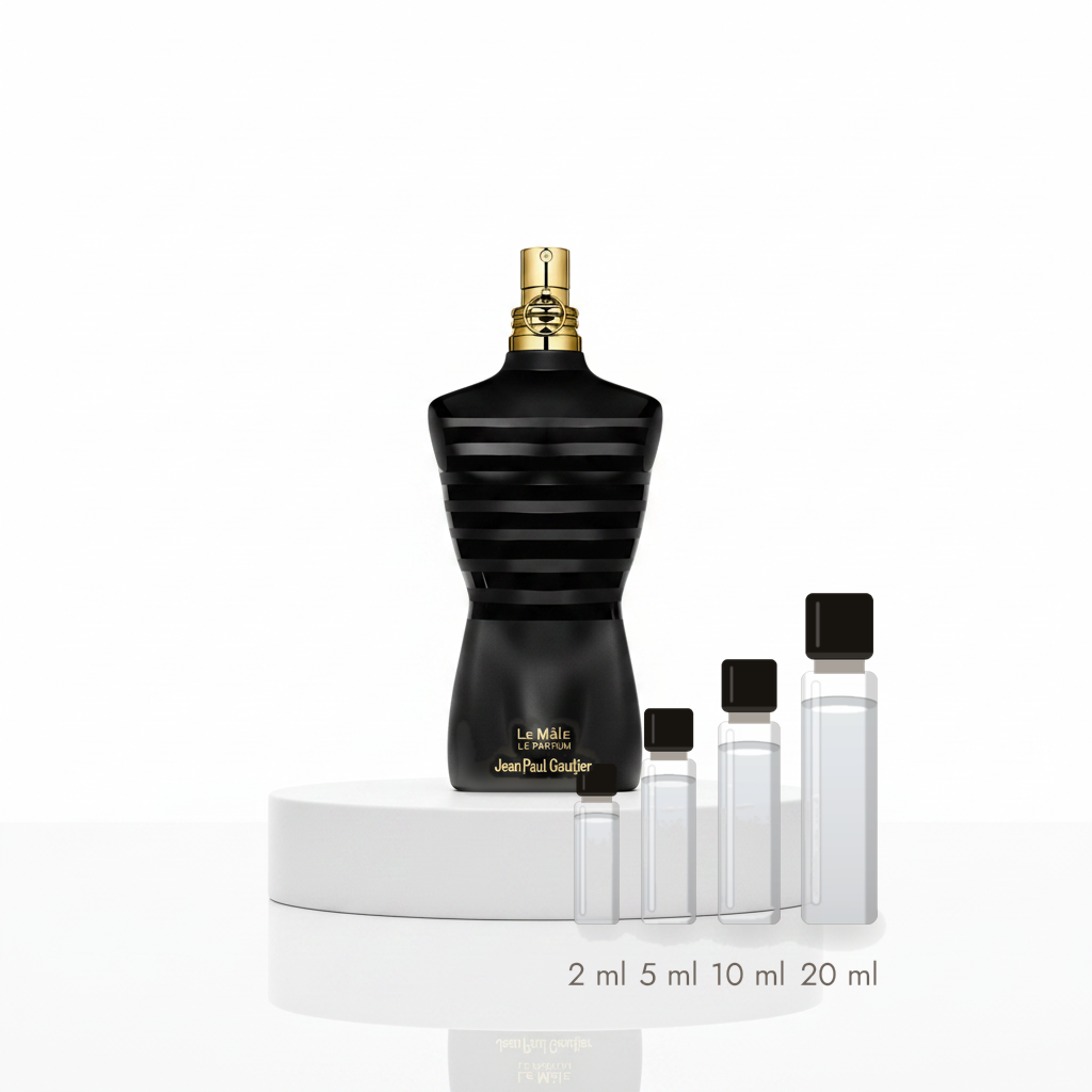 Jean Paul Gaultier Le Mâle Le Parfum – Abfüllungen in 2, 5, 10 und 20 ml vor dem Originalflakon