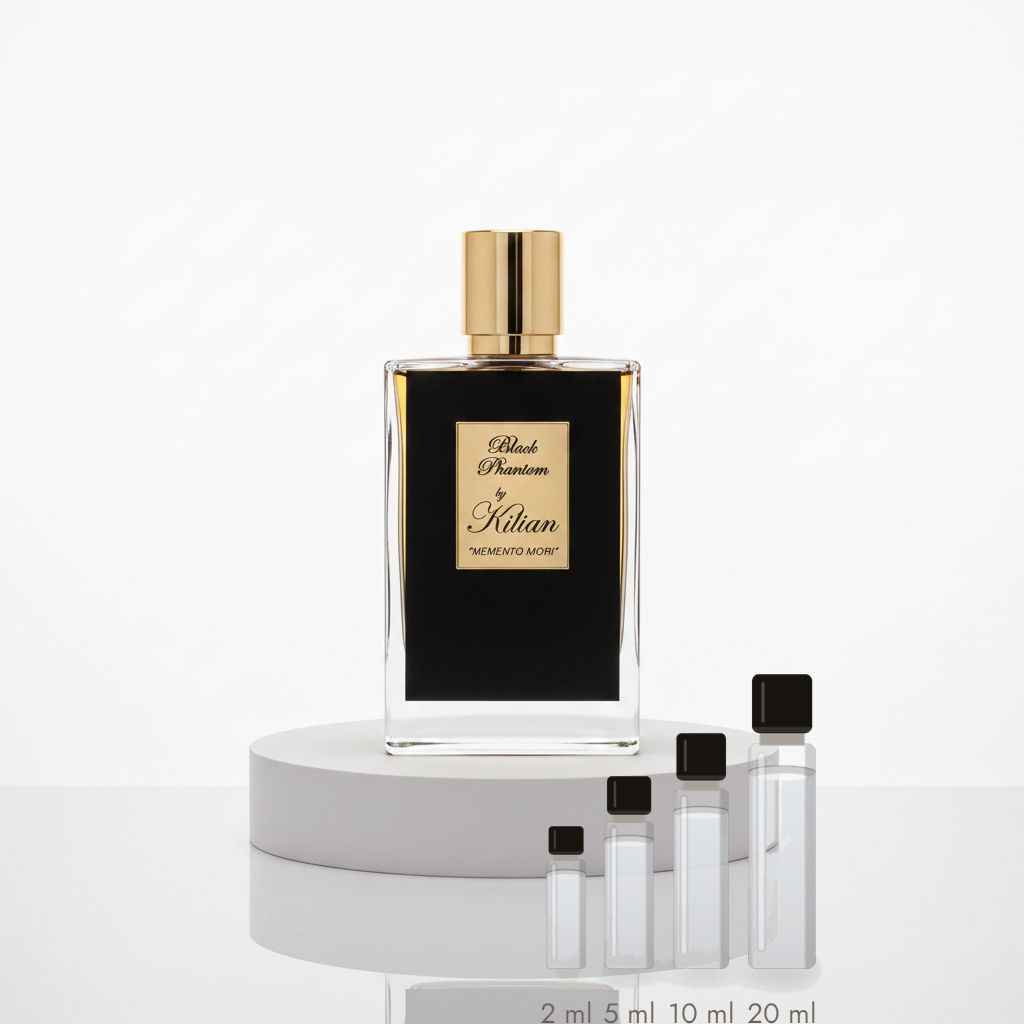 Kilian Black Phantom – Abfüllungen in 2, 5, 10 und 20 ml vor dem Originalflakon