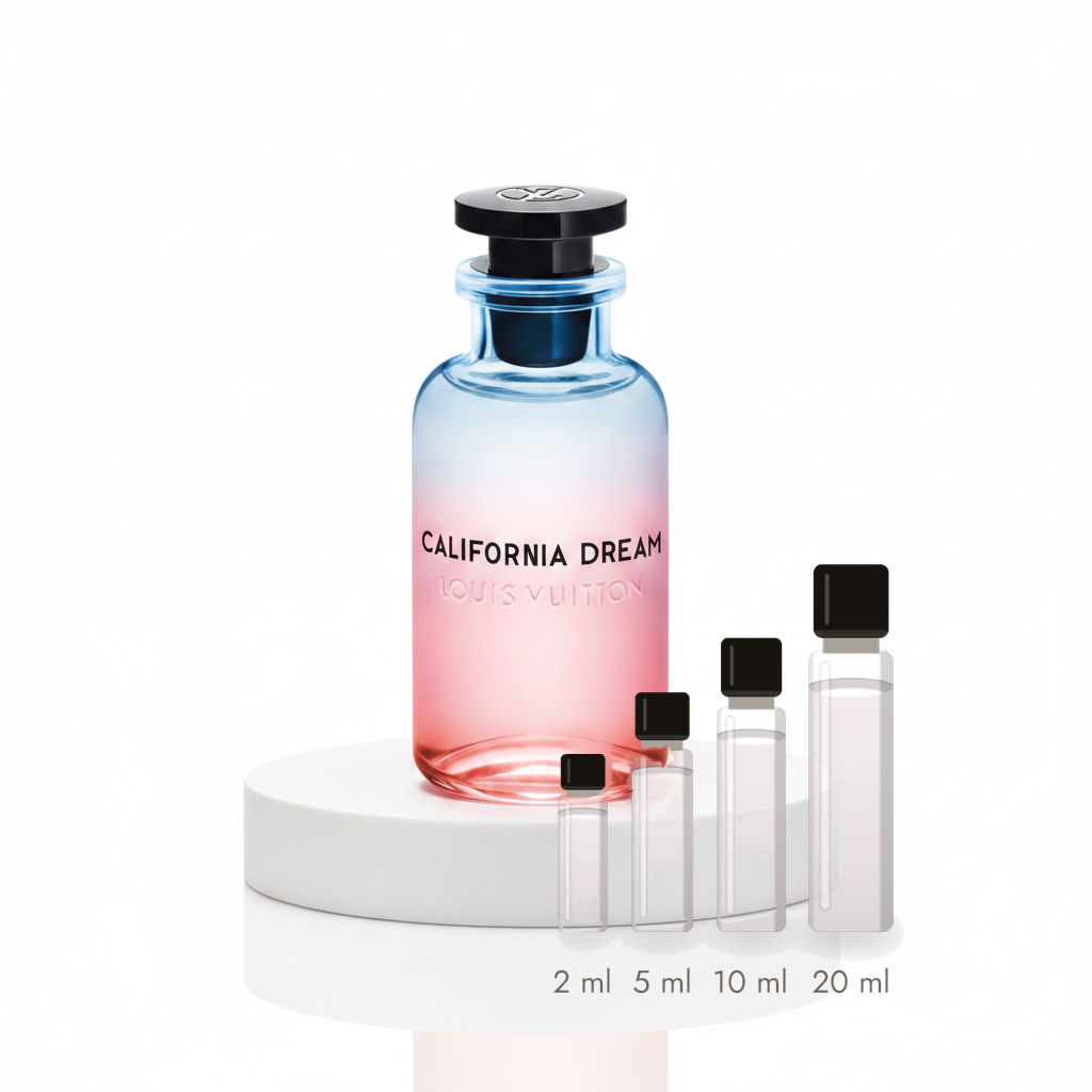 Louis Vuitton California Dream – Abfüllungen in 2, 5, 10 und 20 ml vor dem Originalflakon