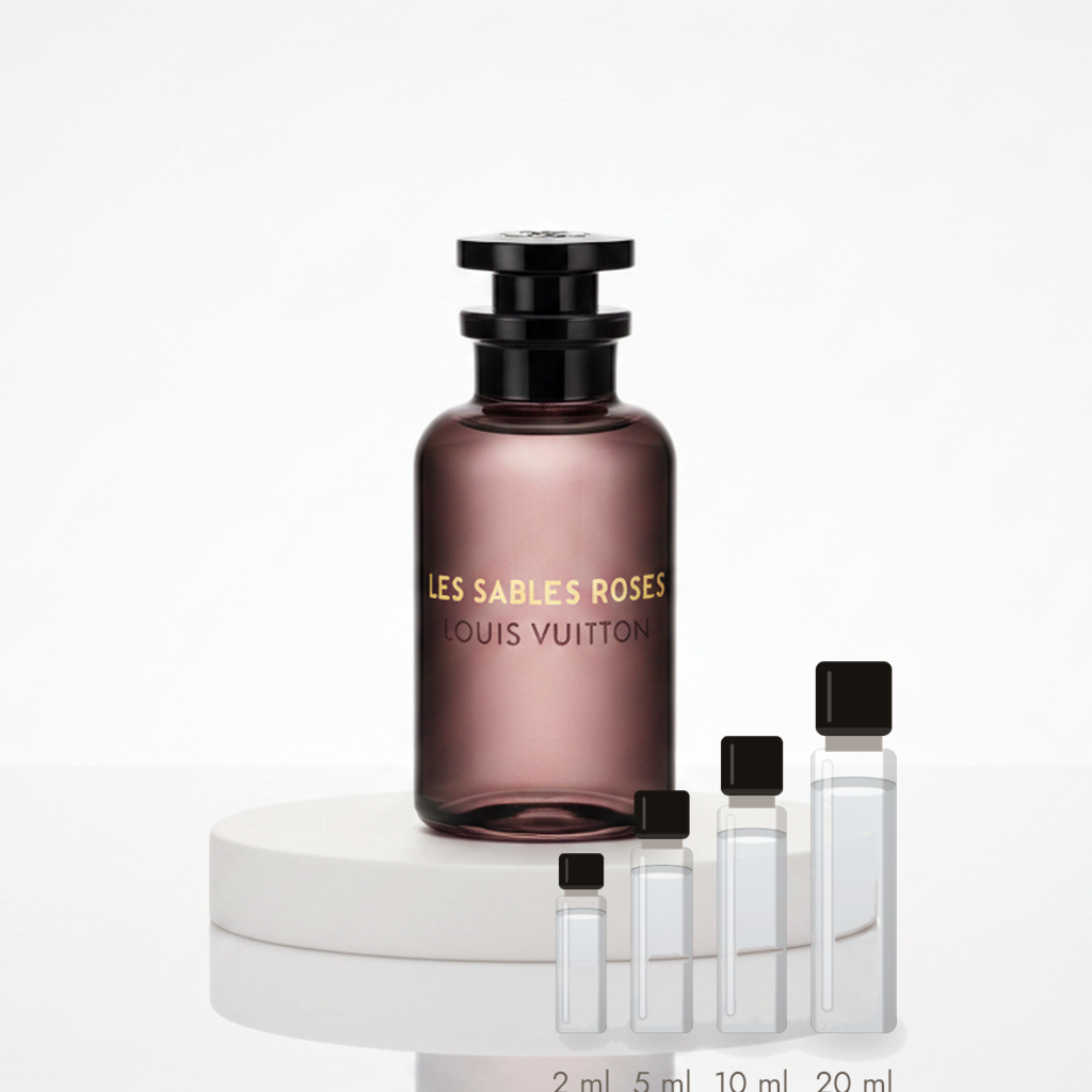 Louis Vuitton Les Sables Roses – Abfüllungen in 2, 5, 10 und 20 ml vor dem Originalflakon
