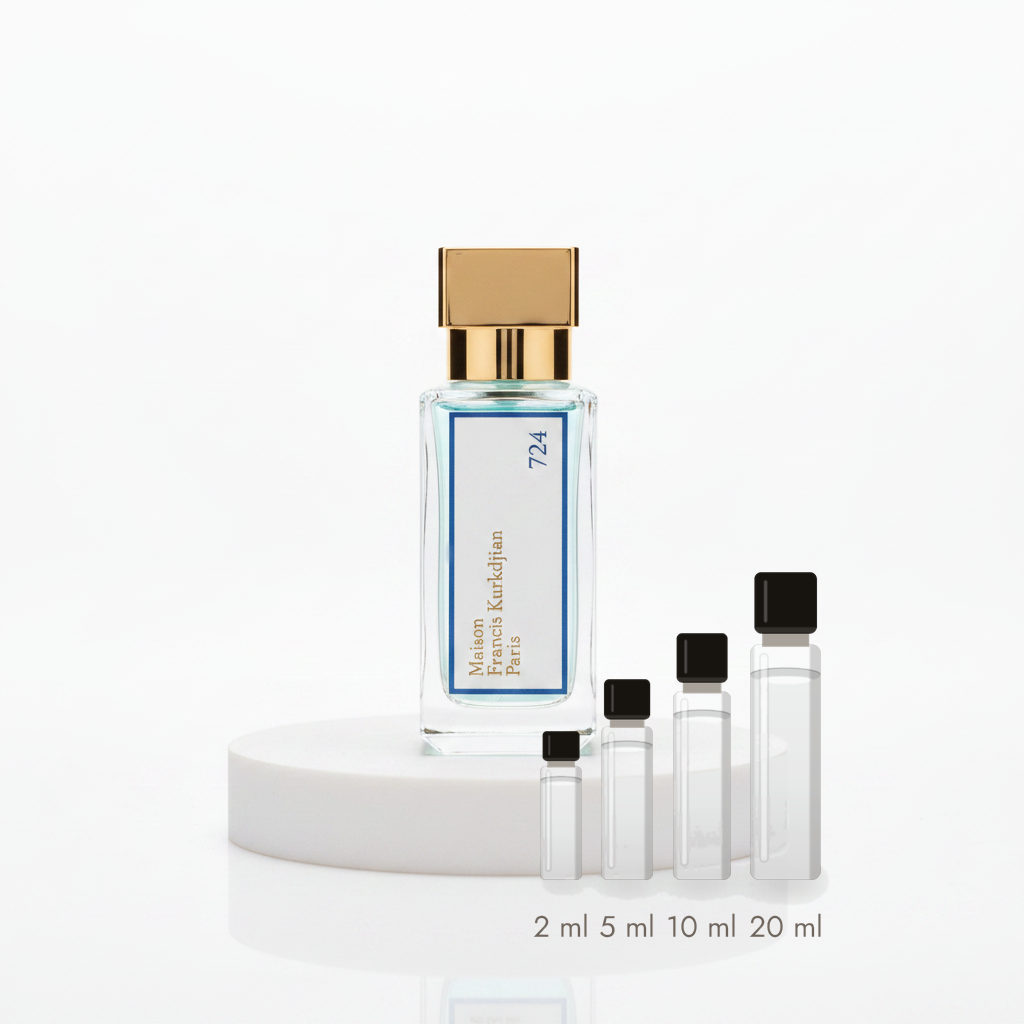 Maison Francis Kurkdjian 724 – Abfüllungen in 2, 5, 10 und 20 ml vor dem Originalflakon