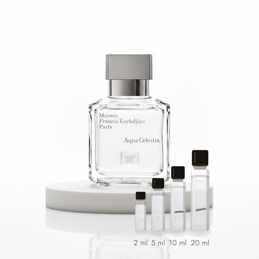 Maison Francis Kurkdjian Aqua Celestia – Abfüllungen in 2, 5, 10 und 20 ml vor dem Originalflakon