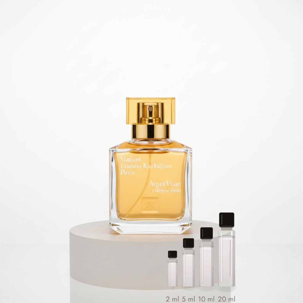 Maison Francis Kurkdjian Aqua Vitae Cologne Forte – Abfüllungen in 2, 5, 10 und 20 ml vor dem Originalflakon