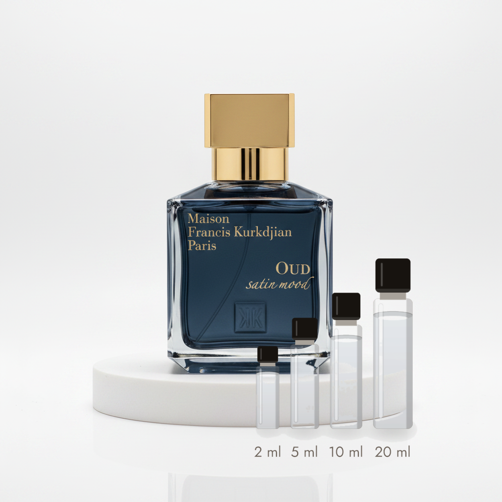 Maison Francis Kurkdjian Oud Satin Mood – Abfüllungen in 2, 5, 10 und 20 ml vor dem Originalflakon