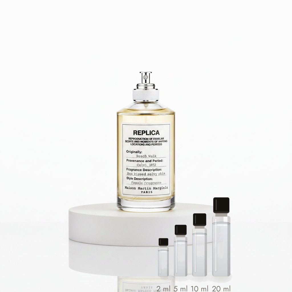 Maison Margiela Beach Walk – Abfüllungen in 2, 5, 10 und 20 ml vor dem Originalflakon