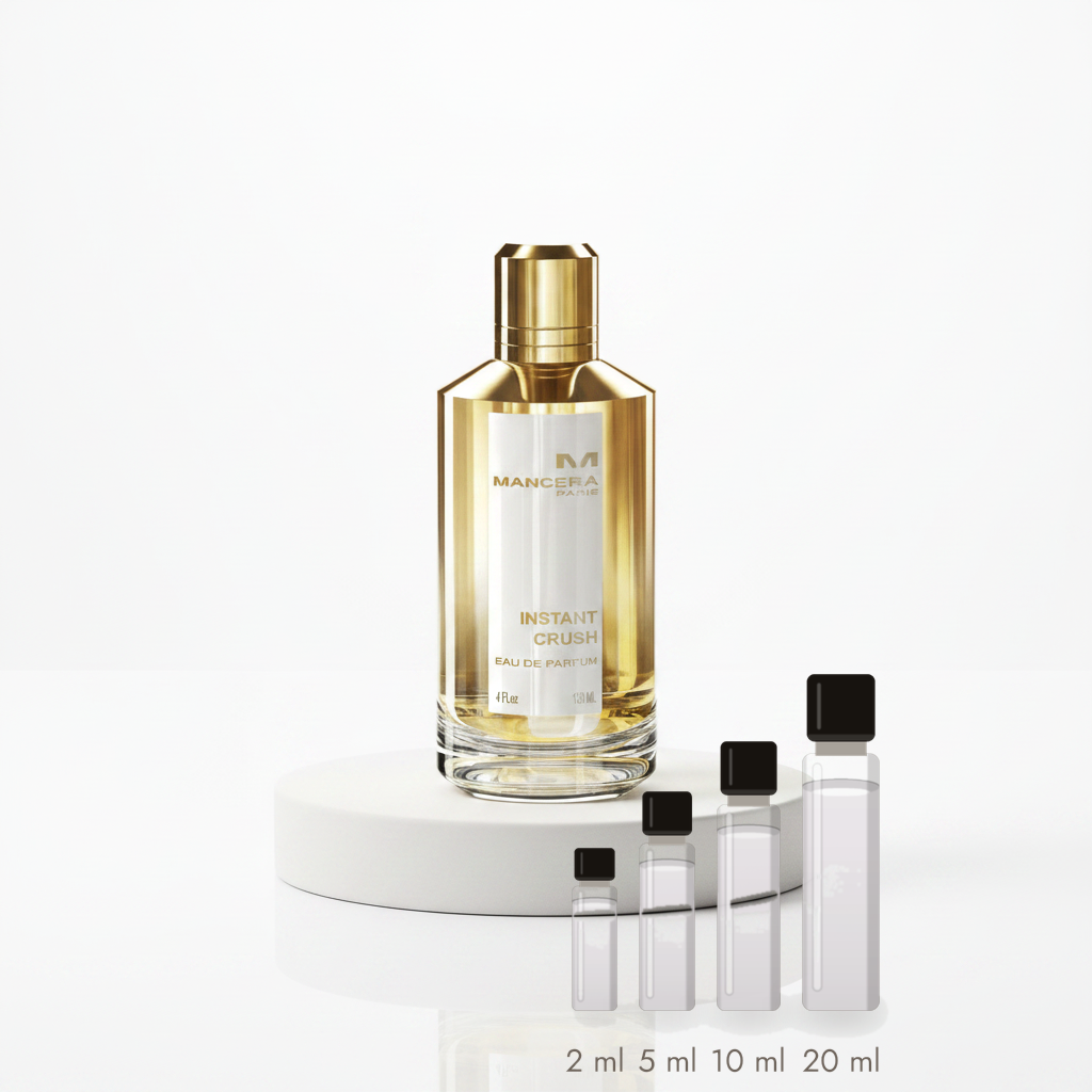 Mancera Instant Crush – Abfüllungen in 2, 5, 10 und 20 ml vor dem Originalflakon