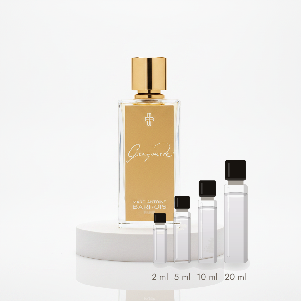 Marc-Antoine Barrois Ganymede – Abfüllungen in 2, 5, 10 und 20 ml vor dem Originalflakon