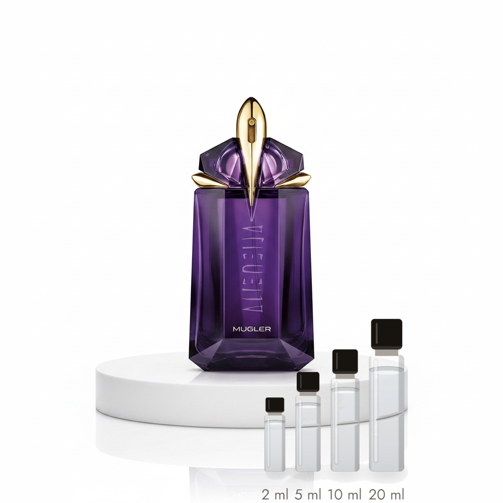 Mugler Alien – Abfüllungen in 2, 5, 10 und 20 ml vor dem Originalflakon