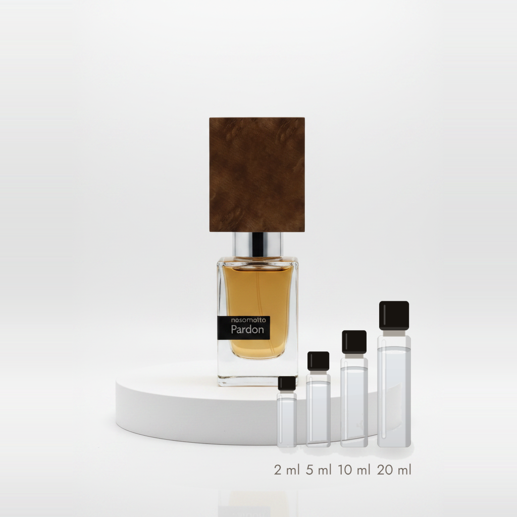 Nasomatto Pardon – Abfüllungen in 2, 5, 10 und 20 ml vor dem Originalflakon