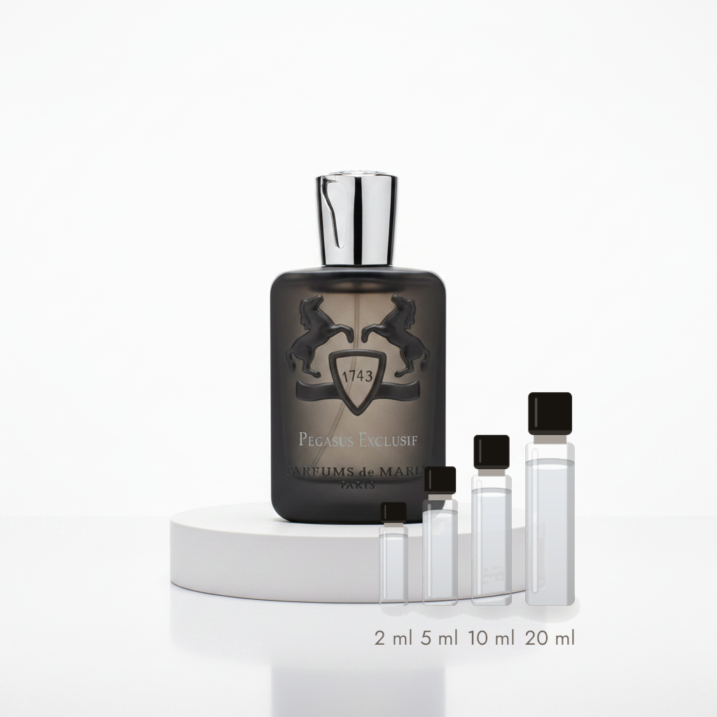 Parfums de Marly Pegasus Exklusif – Abfüllungen in 2, 5, 10 und 20 ml vor dem Originalflakon