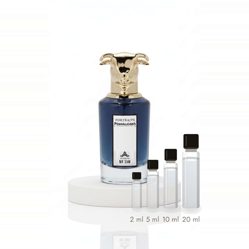 Penhaligon's The Blazing Mr Sam – Abfüllungen in 2, 5, 10 und 20 ml vor dem Originalflakon