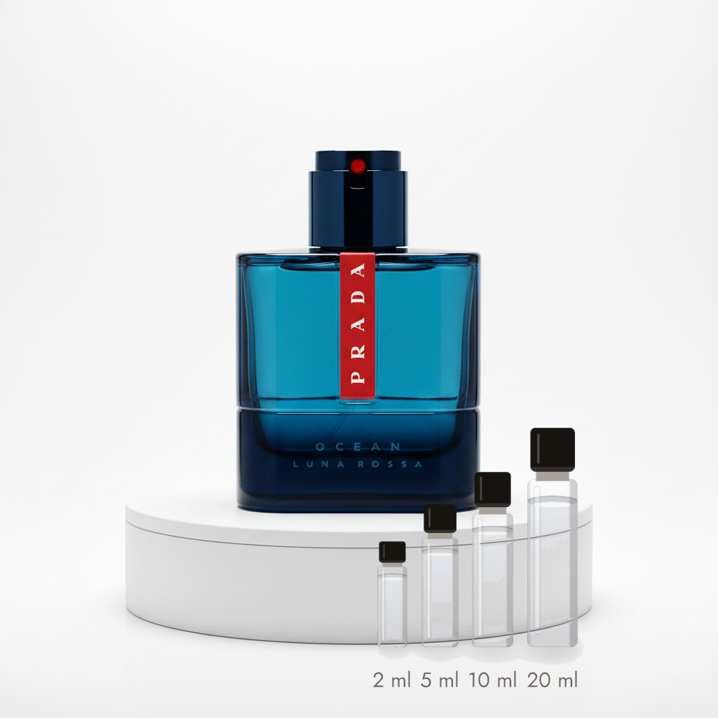 Prada Luna Rossa Ocean – Abfüllungen in 2, 5, 10 und 20 ml vor dem Originalflakon