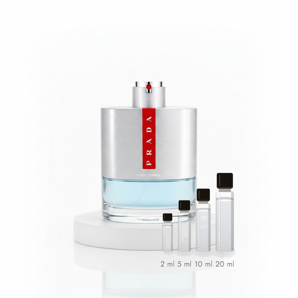 Prada Luna Rossa – Abfüllungen in 2, 5, 10 und 20 ml vor dem Originalflakon