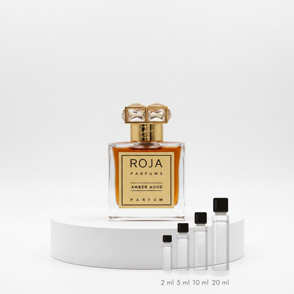 Roja Parfums Amber Aoud – Abfüllungen in 2, 5, 10 und 20 ml vor dem Originalflakon