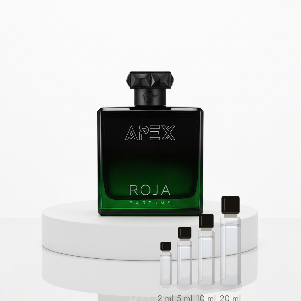 Roja Parfums Apex – Abfüllungen in 2, 5, 10 und 20 ml vor dem Originalflakon