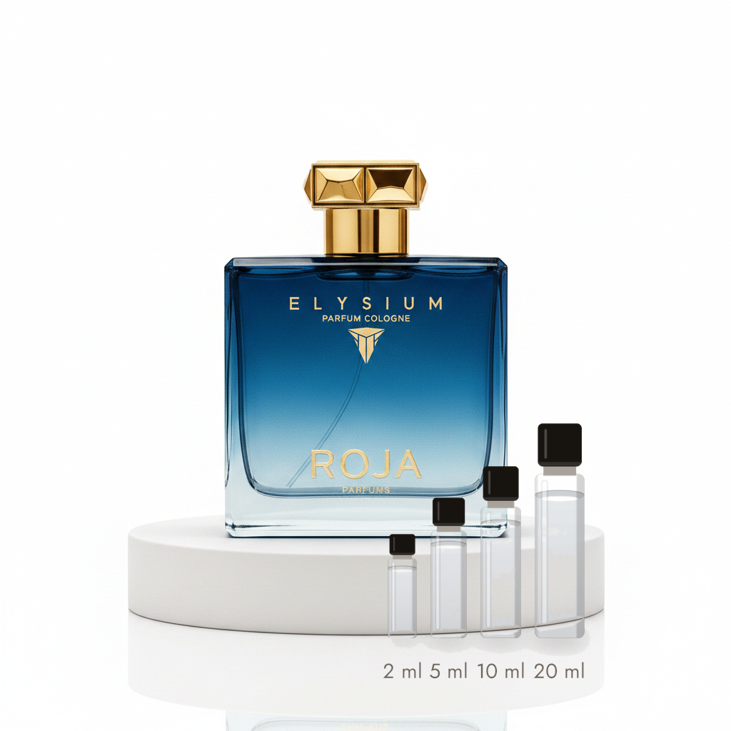 Roja Parfums Elysium Parfum Cologne – Abfüllungen in 2, 5, 10 und 20 ml vor dem Originalflakon