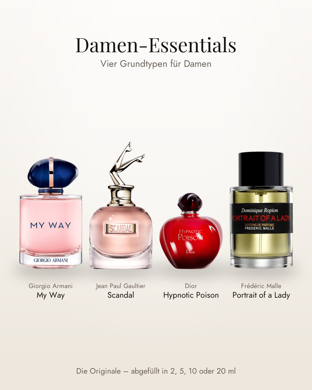Originalflakons im Damen-Essentials
