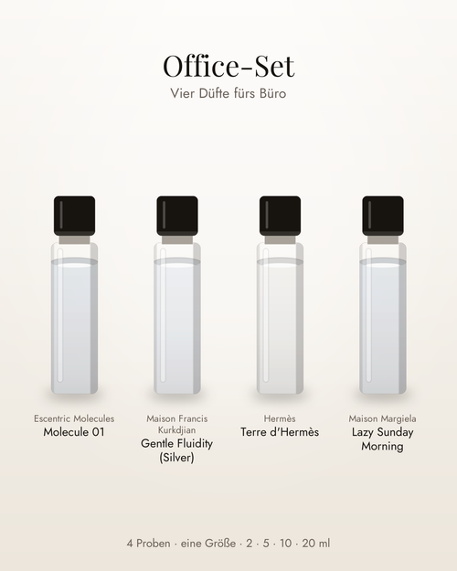 Office-Set – vier Parfumproben in einer Größe
