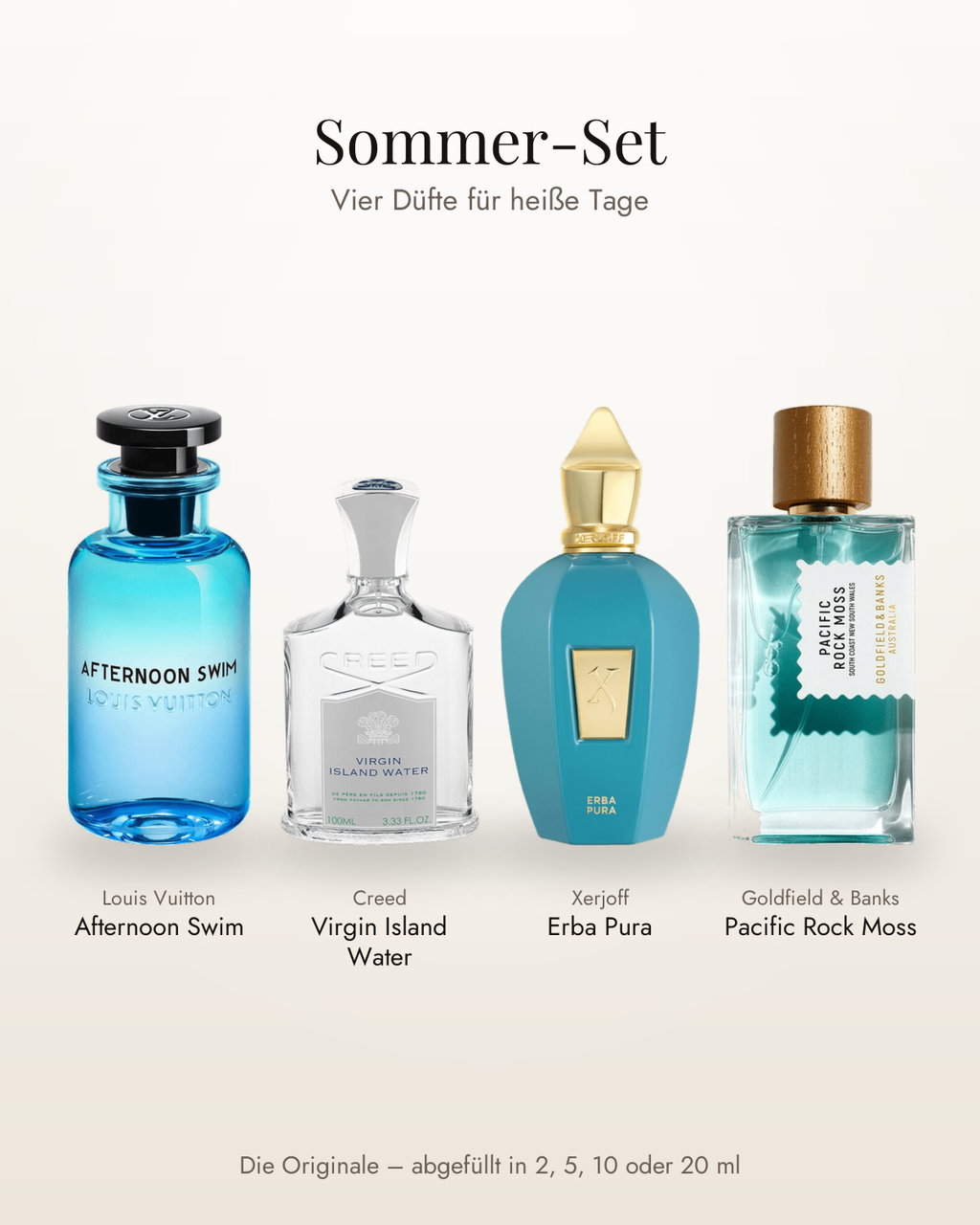 Originalflakons im Sommer-Set