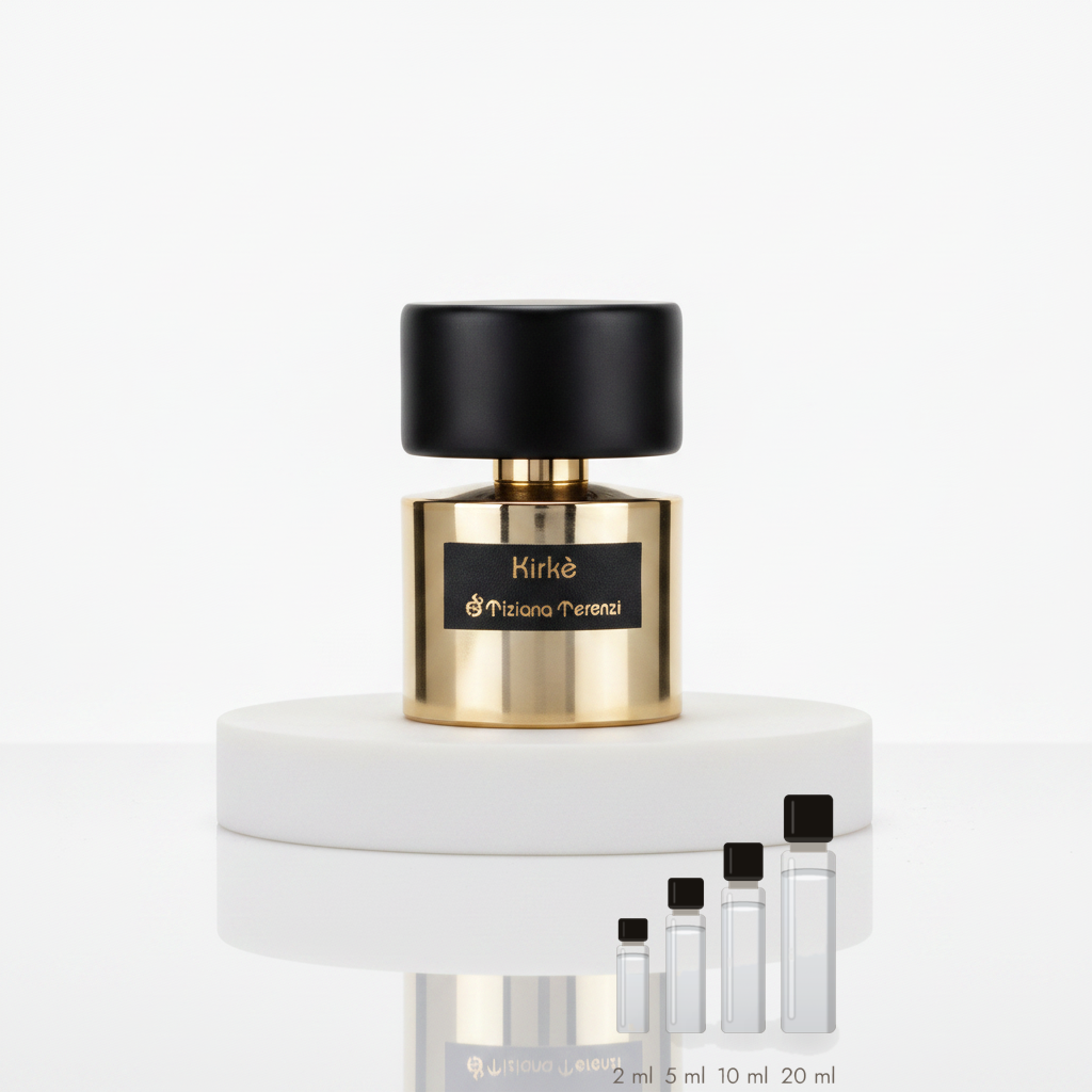 Tiziana Terenzi Kirkè – Abfüllungen in 2, 5, 10 und 20 ml vor dem Originalflakon
