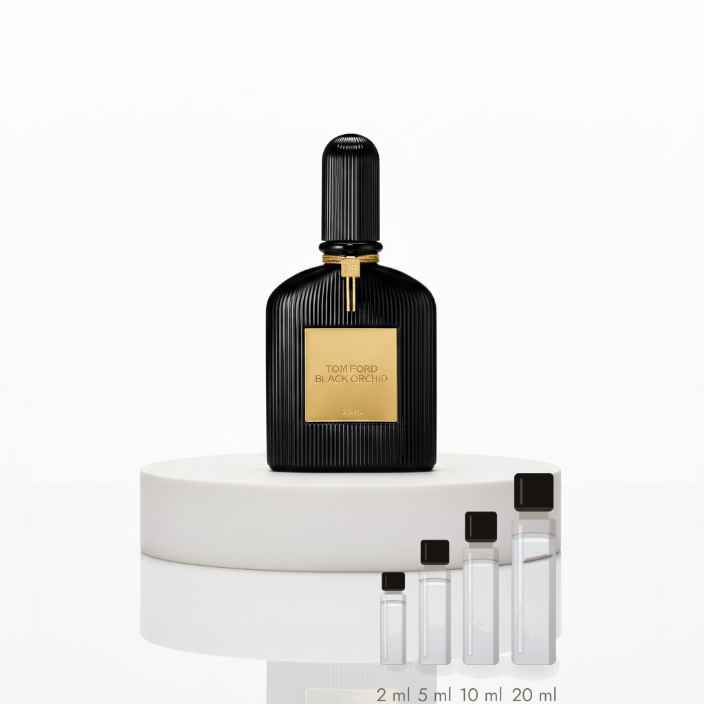 Tom Ford Black Orchid – Abfüllungen in 2, 5, 10 und 20 ml vor dem Originalflakon