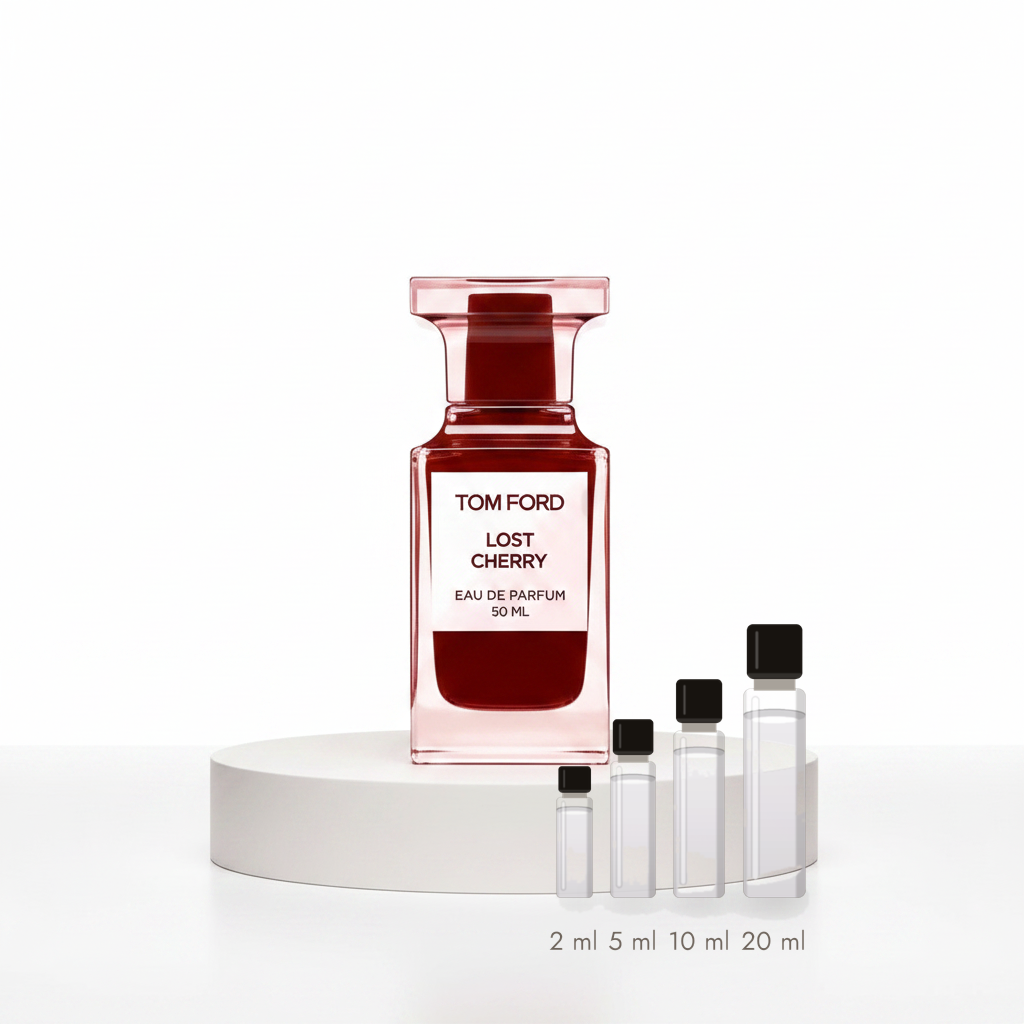 Tom Ford Lost Cherry – Abfüllungen in 2, 5, 10 und 20 ml vor dem Originalflakon