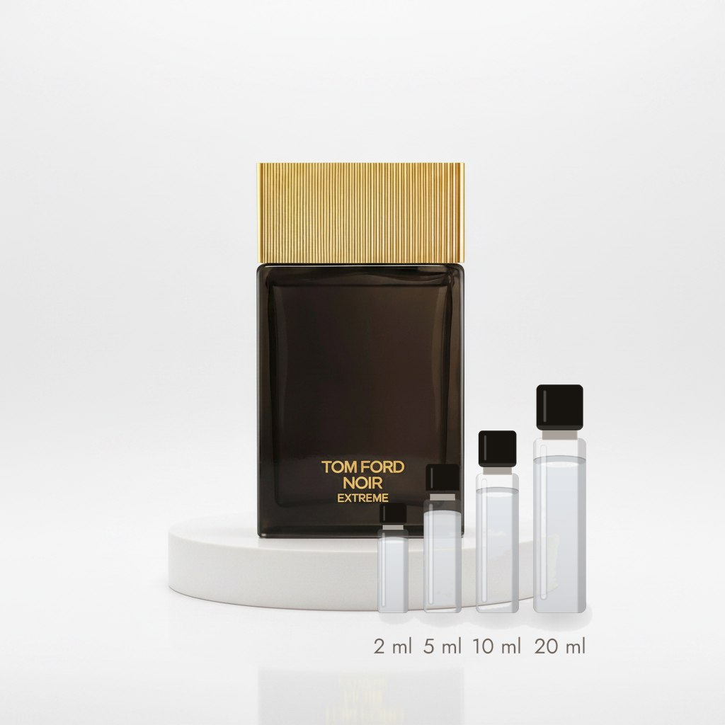 Tom Ford Noir Extreme – Abfüllungen in 2, 5, 10 und 20 ml vor dem Originalflakon