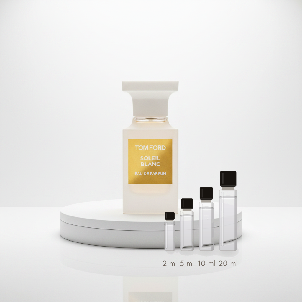 Tom Ford Soleil Blanc – Abfüllungen in 2, 5, 10 und 20 ml vor dem Originalflakon