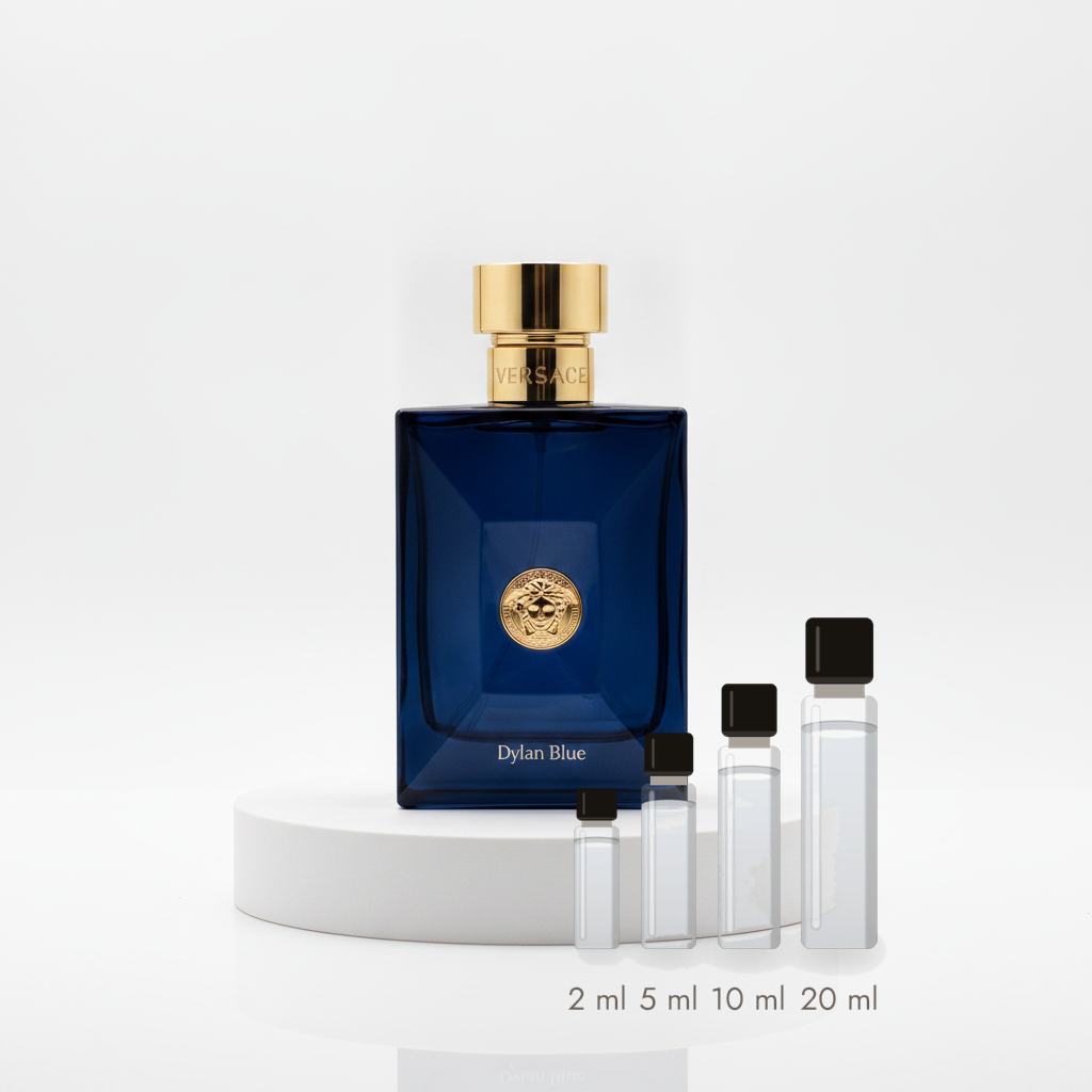 Versace Dylan Blue – Abfüllungen in 2, 5, 10 und 20 ml vor dem Originalflakon